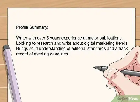 Улучшите свое резюме, шаг 5