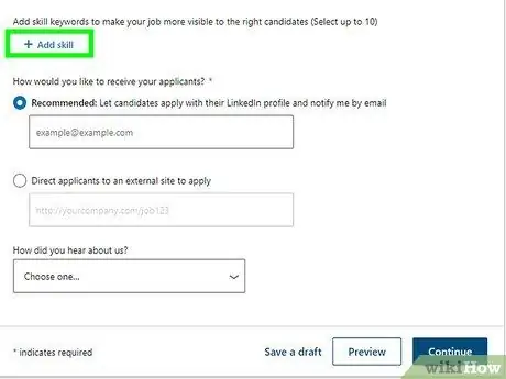 Опубликовать вакансию в LinkedIn Шаг 3