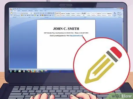 Сделайте резюме выдающимся Шаг 4