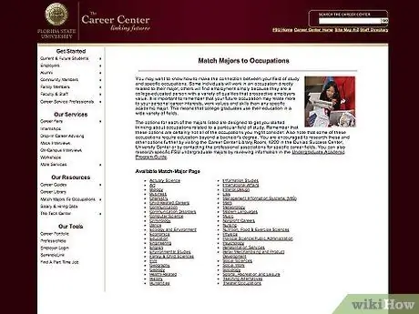 Совместите свой выбор карьеры с дипломом о высшем образовании Шаг 2 Пункт 1