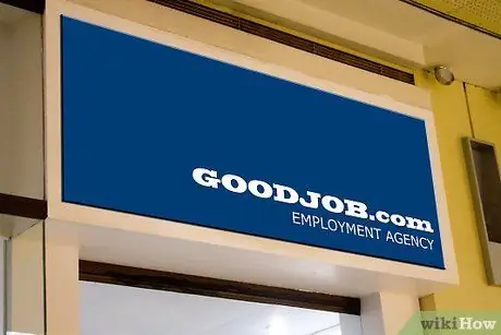 Найти работу в агентстве по трудоустройству Шаг 1