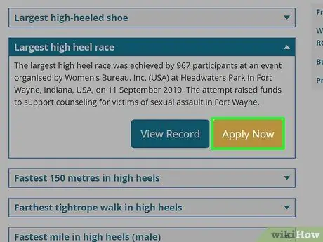 Подать заявку на запись в Книгу рекордов Гиннеса Шаг 15