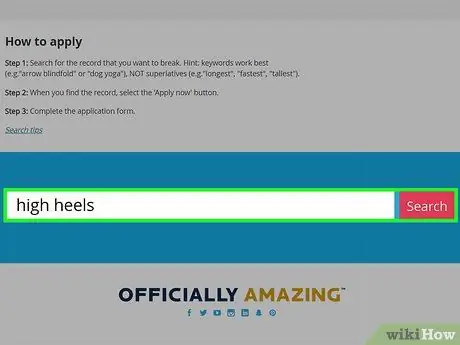 Подать заявку на внесение в Книгу рекордов Гиннеса Шаг 4