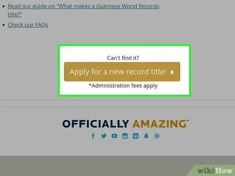 Подать заявку на внесение в Книгу рекордов Гиннеса Шаг 6