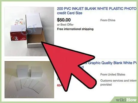 Печать визитных карточек Шаг 1