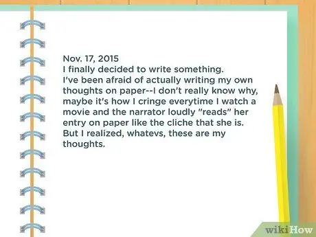 Сделайте дневник своей жизни Шаг 3