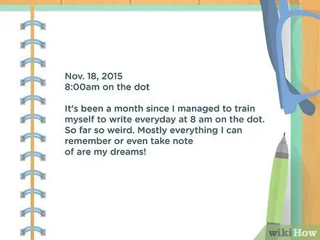 Сделайте дневник своей жизни Шаг 4