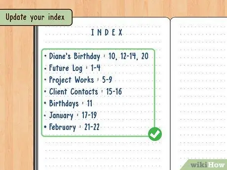 Bullet Journal, шаг 6