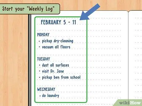 Bullet Journal, шаг 11