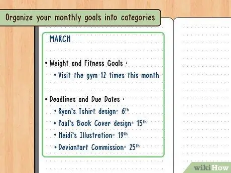 Bullet Journal, шаг 9