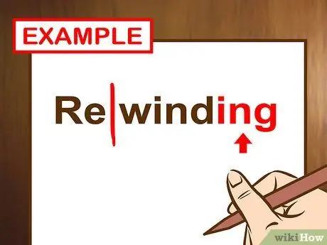 Разделите слова на слоги Шаг 6