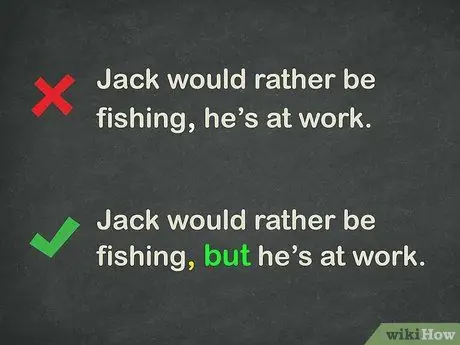 Используйте запятую в составном предложении Шаг 9