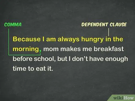 Используйте запятую в составном предложении Шаг 10