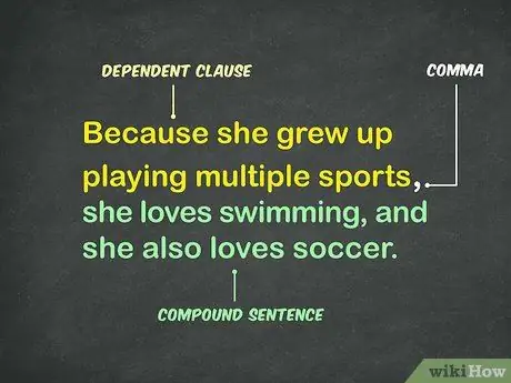 Используйте запятую в составном предложении. Шаг 7