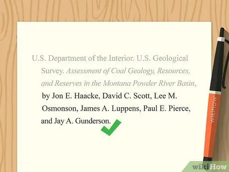 Цитируйте правительственный документ Шаг 13