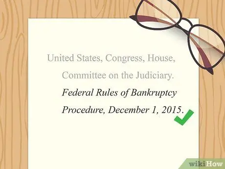 Цитируйте правительственный документ Шаг 2