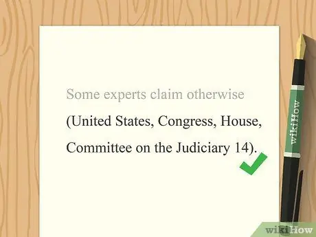 Цитируйте правительственный документ Шаг 4