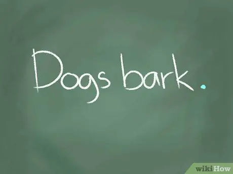 Определите различные типы предложений Шаг 2 Пункт 1