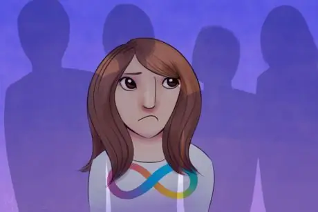 Autistic Girl Faces Shadows