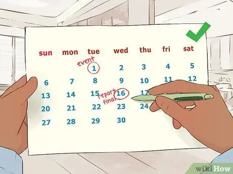 Напишите отчет о событии Шаг 11