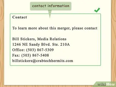 Напишите пресс-релиз в стиле Ассошиэйтед Пресс Шаг 16