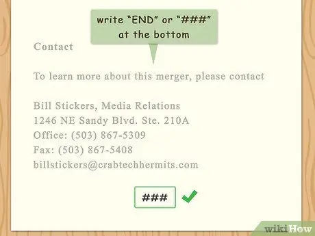 Напишите пресс-релиз в стиле Ассошиэйтед Пресс Шаг 17