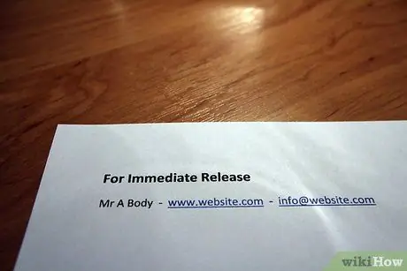 Форматирование фотографии Пресс-релиз Шаг 4