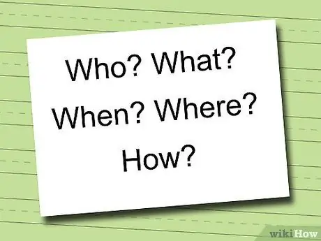 Напишите пресс-релиз (для школьников) Шаг 1