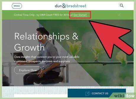 Подать заявку на Duns Step 2