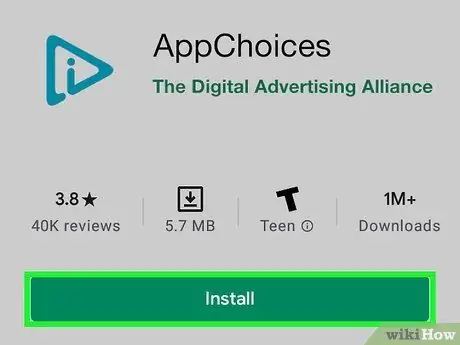 Избавьтесь от AdChoices Шаг 1