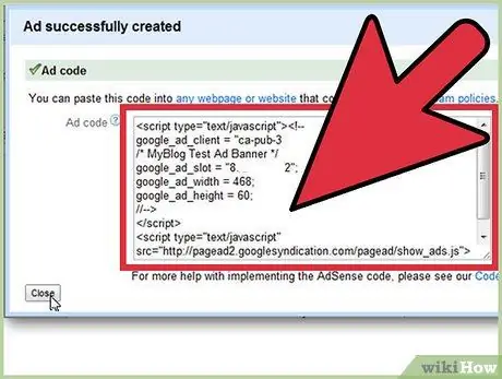 Получайте деньги за рекламу на своем веб-сайте Шаг 5