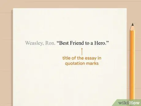 Процитируйте эссе Шаг 14