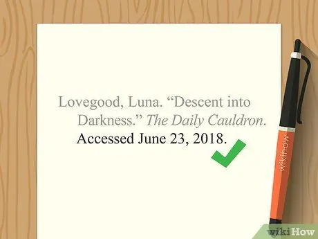 Добавление веб-сайта в библиографию Шаг 13