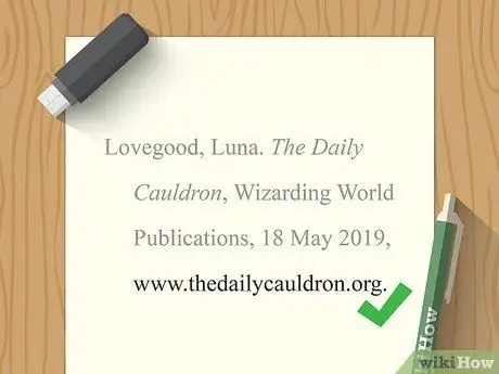 Добавление веб-сайта в библиографию Шаг 4