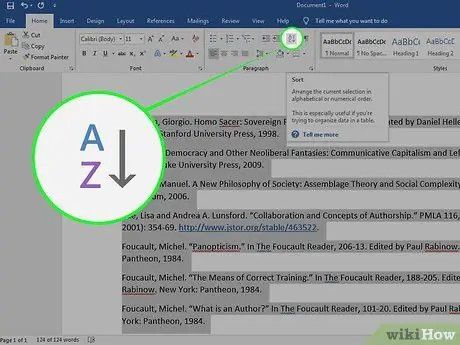 Составьте список литературы по алфавиту Шаг 13