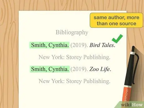 Упорядочение библиографии по алфавиту Шаг 9