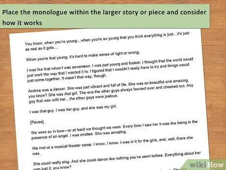 Напишите драматический монолог, шаг 13