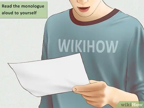 Напишите драматический монолог, шаг 14