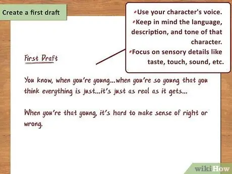 Напишите драматический монолог, шаг 8