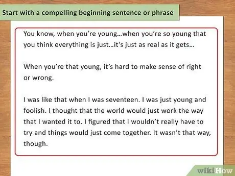 Напишите драматический монолог, шаг 9