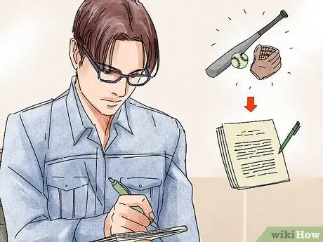 Стать писателем о бейсболе Шаг 10