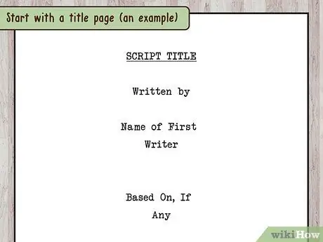 Напишите телеспектакль, шаг 9