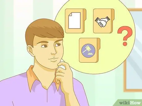 Подготовьте юридические документы Шаг 1