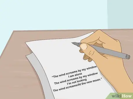 Превратите поэзию в тексты, шаг 2