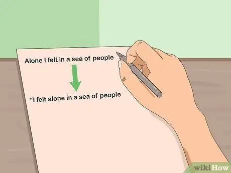 Превратите поэзию в тексты песен, шаг 5