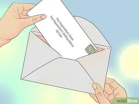 Отформатируйте письмо с просьбой о пожертвовании Шаг 14