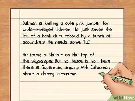 Напишите отличную пародию, шаг 7