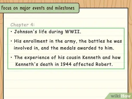 Напишите биографию Шаг 10