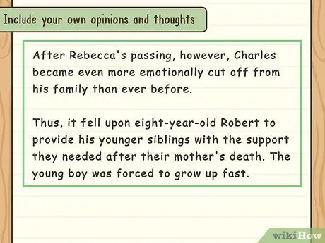 Напишите биографию Шаг 12