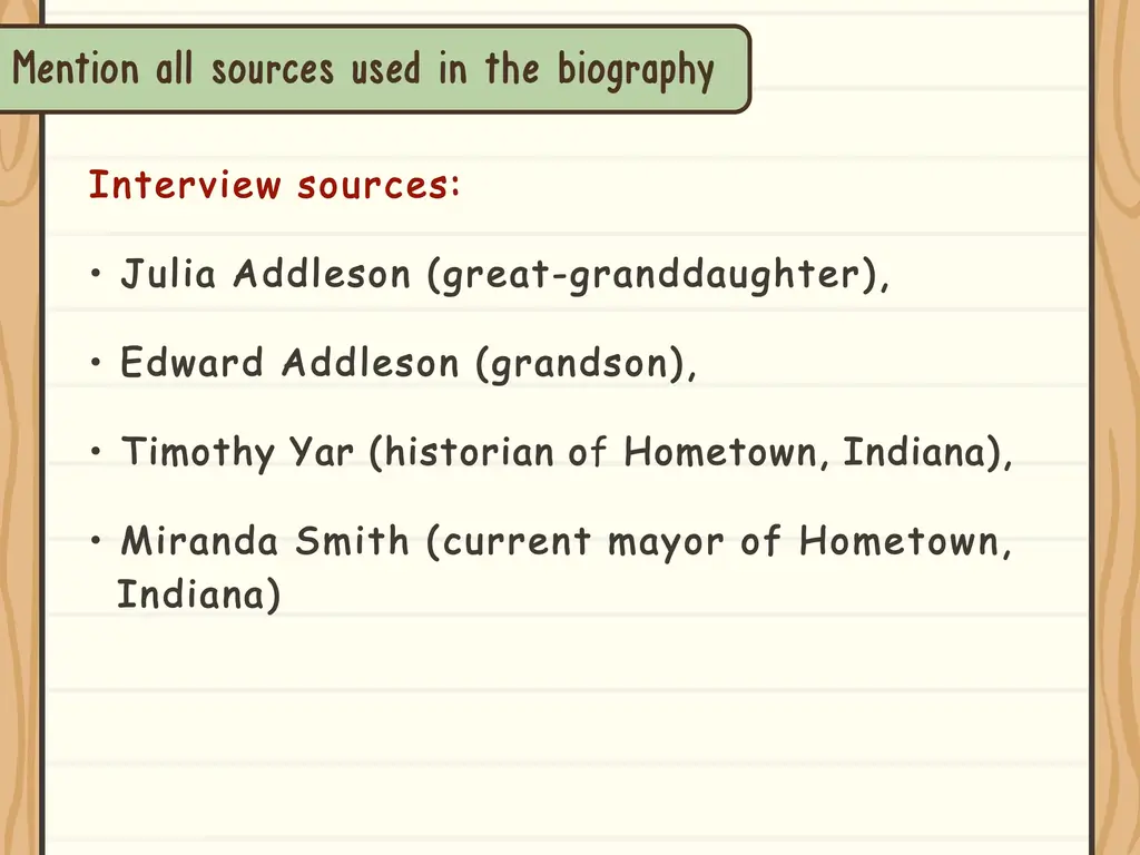 Как написать биографию: 15 шагов (с картинками)